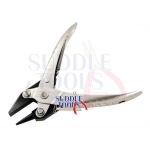 Alicates de acción paralela con mordazas planas y de punta, 140 mm, herramientas para hacer joyas DIY - Product Image 2