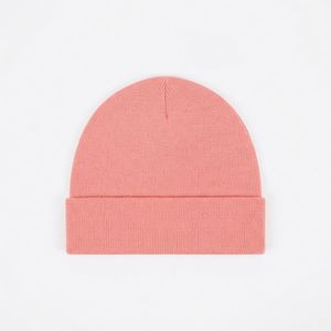 Bonnet en tricot 100 % acrylique jaune néon vert avec revers et bande contrastante, unisexe, ajustable, pour l'extérieur, style décontracté - Product Image 3