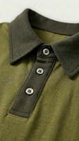 Tissu en polyester tricoté uni pour chemise homme, logo personnalisé, manches courtes, respirant, séchage rapide, vêtements de travail décontractés, uniforme de golf, OEM