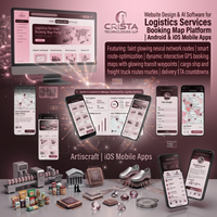 Software de IA para Diseño Web para Servicios de Logística, Reserva de Mapas, Plantilla y Tema de Plugin para WordPress, Software de Aplicación Móvil para Android e iOS