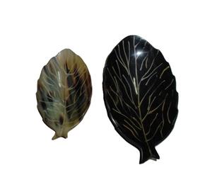 Nuevo diseño de cuenco decorativo de cuerno de búfalo auténtico, cuenco para servir, cuenco para ensalada, a precio de fábrica al por mayor. - Product Image 1