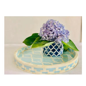 Florero con incrustaciones de hueso hechas a mano, maceta moderna con las mejores flores para boda y uso doméstico - Product Image 4