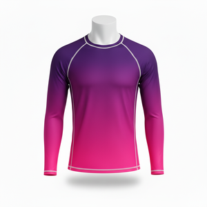 Chemise de compression unisexe à manches longues en tissu écologique pour BJJ, MMA, Jiu Jitsu, grappling, entraînement sportif, séchage rapide - Product Image 4