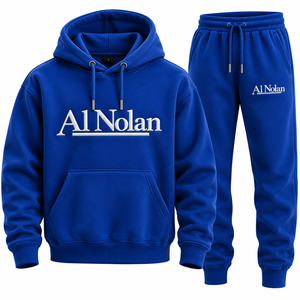 Custom Logo <b>Men</b> Hoodie and <b>Jogger</b> Set Wholesale <b>White</b> Tracksuit complete customization Private Label Clothing Low MOQ hoodie sui - Product Image 1