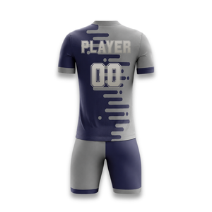 Custom Soccer Jersey Set Men's Short Sleeve Gradient Color Sublimated Polyester Moisture Wicking <b>Athletic</b> Fit All Seasons - Product Image 6