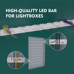 High Brightness 24V Wide Angle Lens 3030 LED Bar Hard <b>Strip</b> <b>Diffuse</b> Lattice <b>Light</b> with Aluminum Base for <b>Light</b> Box Advertising - Product Image 2