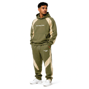 Ensemble survêtement personnalisé avec sweat à capuche et pantalon de jogging, logo imprimé en relief, streetwear, vêtements de sport, fabricant de marques privées, Pakistan - Product Image 3