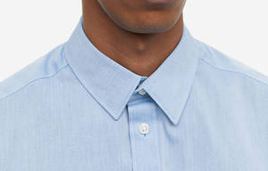 Camisa casual de manga larga para hombre, estilo workwear, corte ajustado, con botones, precio razonable, tela 100% algodón. - Product Image 3