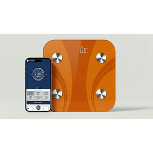 Smart Body Fat <b>Scale</b> Digital Glass Rectangle Bluetooth BMI App 150kg Maximum <b>Weight</b> Bathroom Use Modern Style - Product Image 4
