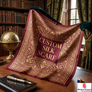 Pañuelo Hijab Cuadrado Moderno con Estampado Personalizado, Estilo Seda, Chal para la Cabeza, Fabricante Textil OEM ODM, Exportación - Product Image 6