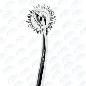 Instrument Tickler Pin <b>Wheel</b> for Adult Couples Bedroom Silver Stylish Wartenberg Neuro Pinwheel Strong Stainless Steel - Product Image 3