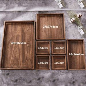 Bandeja de madera sostenible superventas, plato artesanal novedoso para servir alimentos, tabla para charcutería y postres, al por mayor - Product Image 2