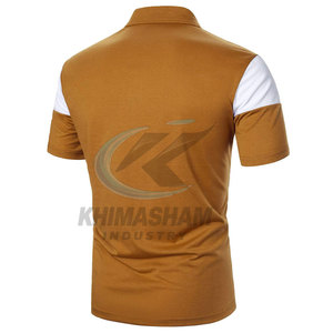 ขายตรงจากโรงงาน ราคาถูก เสื้อถักแขนสั้นผู้ชาย ระบายอากาศได้ดี สีและโลโก้สั่งทำได้ คุณภาพสูง - Product Image 2
