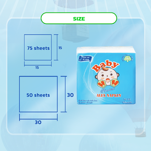 Serviette sèche OEM, ODM pour bébés, serviette en tissu non tissé super absorbant, durable, écologique - Product Image 4