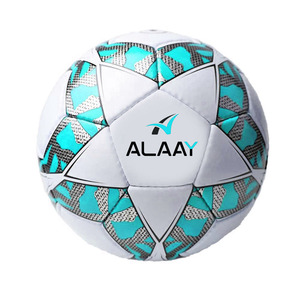 Custom High Quality Size 5 Soccer Ball Hand Stitched PU Leather Training Football Ball Sports Racing <b>Match</b> Use - Product Image 1