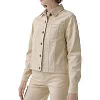 Veste en jean pour femme, très vendue, teinte, écologique, réversible, 100% coton, logo personnalisé, haute qualité, lavage régulier