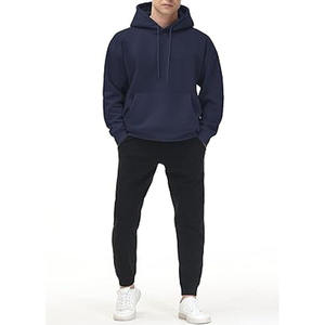 Sweat-shirts à capuche épais et oversize pour hommes, sweat-shirt élégant à enfiler avec poche avant, vêtements confortables et tendance pour homme - Product Image 4