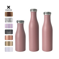 Set Botol Termos Hadiah Musiman Harga Grosir OEM Baja Tahan Karat Bebas BPA Isolasi Termal 12-24 Jam Anti Bocor