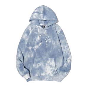 เสื้อฮู้ดดี้พิมพ์ลายดิจิตอลผ้าโพลีเอสเตอร์คอตตอน ลายมัดย้อม พิมพ์ลายทั่วตัว ออกแบบเองได้ สำหรับผู้ชายและผู้หญิง - Product Image 1