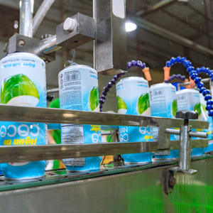 Nawon Canned Coconut Water <b>Drinks</b> From Fresh Young Green Coconut - OEM Private Label Free Sample <b>Soft</b> <b>Drinks</b> Factory in Vietnam - Product Image 3