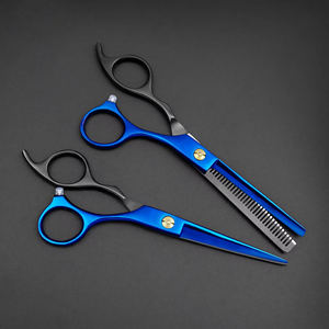 Ciseaux de coiffure complets avec logo personnalisé, nouveaux ciseaux de coupe en acier inoxydable droits pour usage en salon - Product Image 1