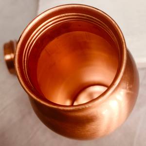 Bouteille d'eau en cuivre à motif paon, Bouteilles en cuivre pour boire, Bouteille en cuivre pur, Bouteille aux bienfaits pour la santé Ayurveda Yoga - Product Image 1
