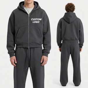 Ensembles de survêtements zippés pour hommes – Vente en gros de vêtements de sport pour les magasins de vêtements et les entreprises d'importation - Product Image 2
