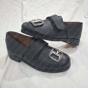 Chaussures en cuir médiévales TIGER TOUCH pour hommes, style du 18ème siècle, avec boucle, écologiques TT-902 - Product Image 3