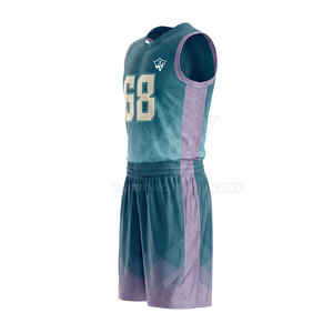 Tenue de basketball homme 2026 respirante et légère en tissu polyester – Maillot et short personnalisés pour matchs, écoles et clubs - Product Image 2
