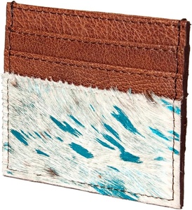 New Real Handmade Hair on Hide Fur Leather Men <b>Wallets</b> Stylish Ideal Size Real Leather Multi Uses Purse ATM Card Holder <b>Wallets</b> - Product Image 4