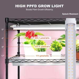 Étagère à plantes haute à 6 niveaux avec éclairage LED intérieur à spectre complet de 150 W - Product Image 4