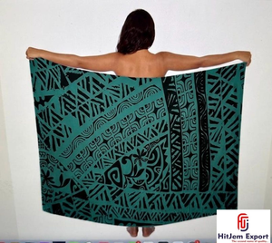 Custom Lavalava Hawaiian Printed Sarong Samoa Savaii Salelologa Upolu Apia Customized Manufacturing Service Provider - Product Image 3