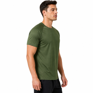 T-SHIRT MOISTURE WICKING T-SHIRT Premium respirant et absorbant l'humidité, avec tissu à séchage rapide, coupe douce et extensible, idéal pour la gym, les sports et le travail. - Product Image 2
