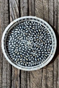 Plateau de service et de rangement en nacre pour la décoration et l'accueil de luxe à la maison – Offre spéciale - Product Image 6