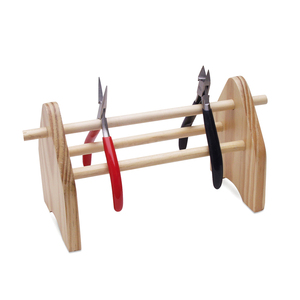 Organizador de herramientas para banco de trabajo de joyería, soporte de madera para sujetar, colocar y colgar herramientas y equipos de joyería. - Product Image 1
