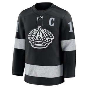 Maillots de hockey sur glace personnalisés, uniformes d'équipe professionnels, impression numérique, respirants, 100% polyester, ensembles à manches courtes, vente en gros - Product Image 1