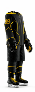 Conjunto Deportivo de Hockey sobre Hielo para Competición, Diseño Personalizado por Sublimación en Poliéster - Product Image 3