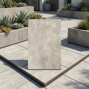 กระเบื้องปูพื้นภายนอกพอร์ซเลนหนา 20 มม. รุ่น Marquina Grey Marble R11 ทนทานพิเศษ ผิวด้าน หลายขนาด สำหรับปูพื้นที่จอดรถ - Product Image 1