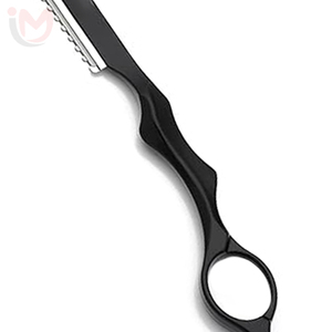 Professional Stainless Steel Single Blade <b>Razor</b> with Plastic Handle for Barber Shop Use - Product Image 4
