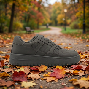 Zapatos Deportivos 2026 con Cierre de Cordones, Parte Superior de Cuero Artificial Transpirable, Malla Cómoda, Suelas Planas Ligeras - Product Image 1