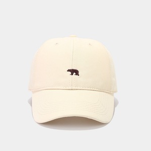 New Simple Little Bear Embroidery Logo Baseball Cap Custom Soft Top <b>Summer</b> Sun Visor <b>Hat</b> High Quality Low Moq - Product Image 3