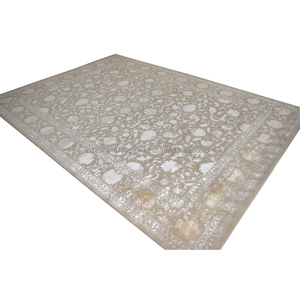 ชุดพรม8x10ft ไหมพรมขนสัตว์ถักมือดีไซน์ลายดอกไม้สไตล์เปอร์เซียสำหรับห้องนั่งเล่นของตกแต่งบ้านและออกกำลังกาย - Product Image 4