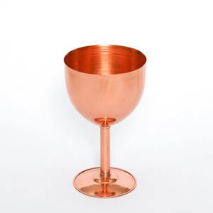 Copa Kiddush de Lujo en Forma de Tulipán, Plateada con Línea Dorada en el Interior, Copa de Vino Premium para Shabat, Ecológica, de Acero Inoxidable, Elegante, Judía - Product Image 6