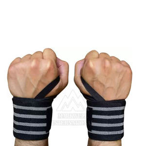 Bandes de poignet respirantes de différentes couleurs, prix d'usine, bonne qualité, bandes de poignet personnalisées pour la musculation - Product Image 2