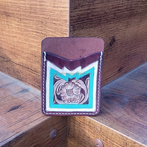 Estuche para tarjetas de cajero automático de cuero tallado a mano Real, estuche rectangular para tarjetas de crédito, estuche para tarjetas pequeño y bonito, estuche para tarjetas de moda occidental - Product Image 2