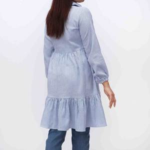 Chemise à carreaux en flanelle pour femmes 1PC - Product Image 1