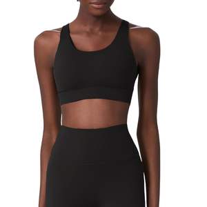Sujetador deportivo para mujer al por mayor, personalizado, superventas, ajustable, transpirable, con espalda cruzada, a prueba de golpes, para gimnasio, yoga y fitness - Product Image 2