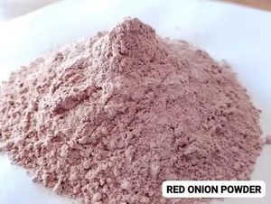 Poudre d'oignon rouge séché 100% pure et naturelle de qualité supérieure en gros pour assaisonnement, fabricant indien, prix de gros, export, marque Desi - Product Image 4