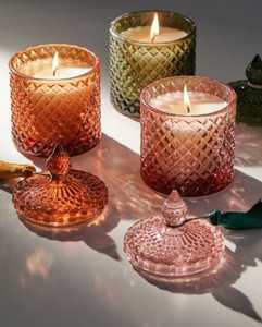 Portavelas Redondo de Vidrio Resistente al Calor, Reutilizable, Decoración para el Hogar - Product Image 5