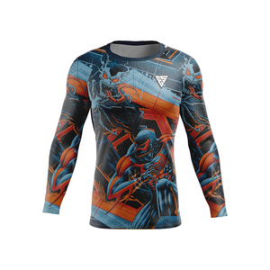 Camiseta de Compresión para Niños de Alta Calidad OEM, Protección UV, Secado Rápido, Spandex/Poliéster, para Surf, Natación y Actividades al Aire Libre - Product Image 5